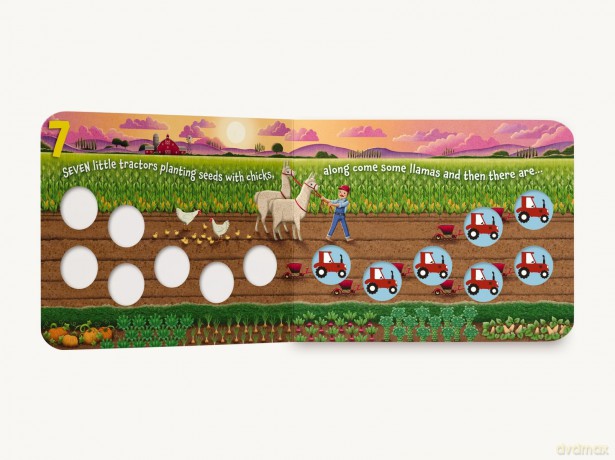 Ten Little Tractors: A Counting Storybook (Magical Counting Storybooks) - Amanda Sobotka [KSIĄŻKA]