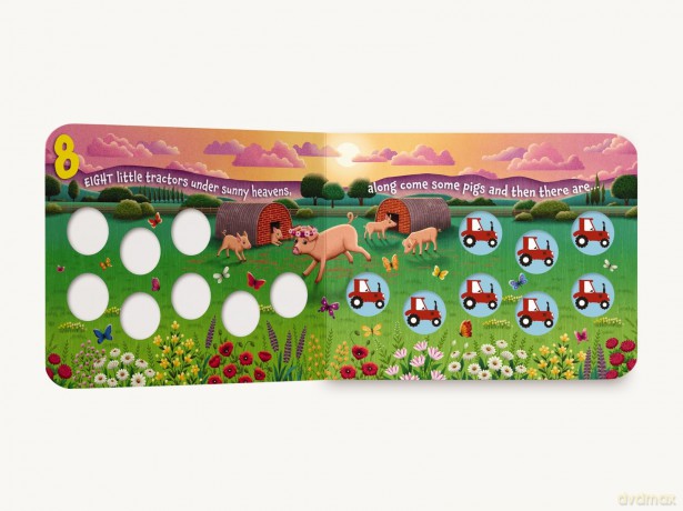 Ten Little Tractors: A Counting Storybook (Magical Counting Storybooks) - Amanda Sobotka [KSIĄŻKA]