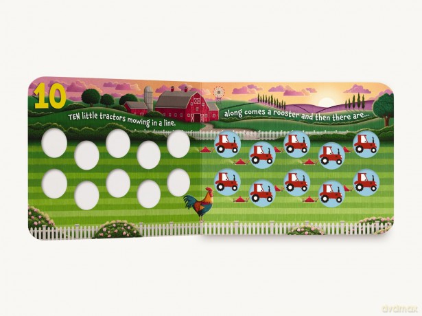 Ten Little Tractors: A Counting Storybook (Magical Counting Storybooks) - Amanda Sobotka [KSIĄŻKA]
