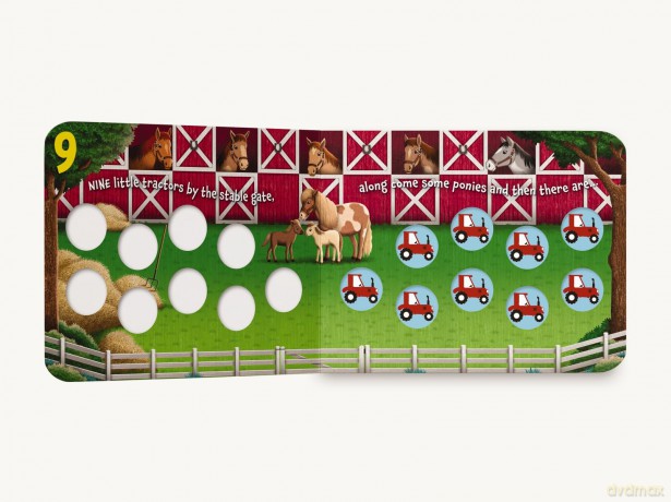 Ten Little Tractors: A Counting Storybook (Magical Counting Storybooks) - Amanda Sobotka [KSIĄŻKA]