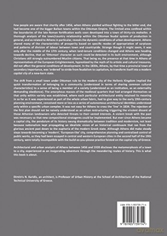 Athens from 1456 to 1920: The Town under Ottoman Rule and the 19th-Century Capital City - Dimitris N. Karidis [KSIĄŻKA]