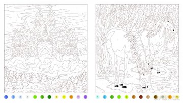 Enchanted Woodland: A Colour-by-Numbers Adventure (Arcturus Creative Colour by Numbers) - Georgie Fearns [KSIĄŻKA]