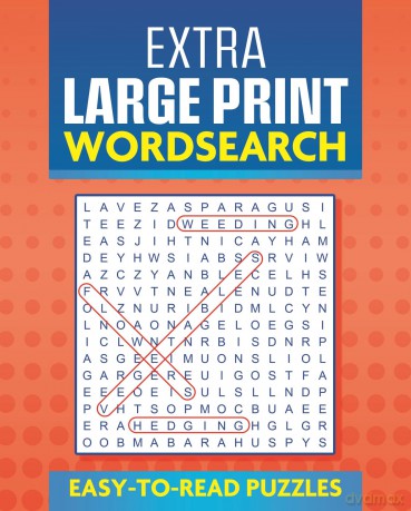 Extra Large Print Wordsearch: Easy to Read Puzzles - Eric Saunders [KSIĄŻKA]