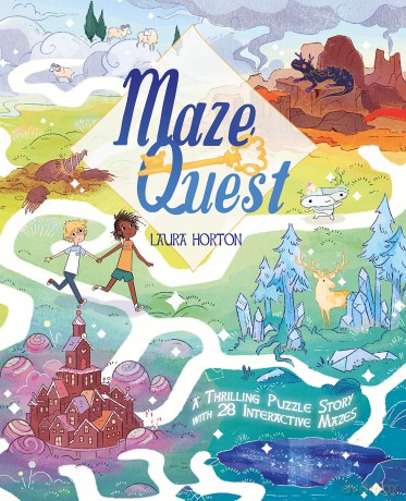 Maze Quest: A Thrilling Puzzle Story with 28 Interactive Mazes - William Potter [KSIĄŻKA]