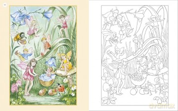 The Vintage Fairies Colouring Book: Hardback Gift Edition (Hardback Vintage Colouring) - Margaret Tarrant [KSIĄŻKA]
