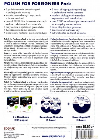 Polski dla cudzoziemców - pakiet. Audio kurs (2 x książka + 4 x CD + MP3) [KSIĄŻKA]