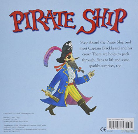 Pirate Ship: Lift the Flaps to Follow the Clues and Discover the Fabulous Treasure - Jan Lewis [KSIĄŻKA]