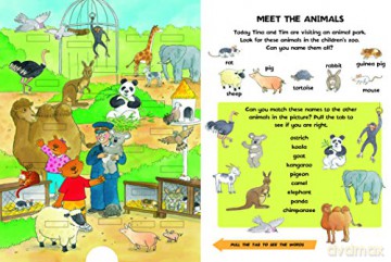 Pull the Tab 100 Words: Animals: Pull the Tabs to Make the Words Appear! - Jan Lewis [KSIĄŻKA]