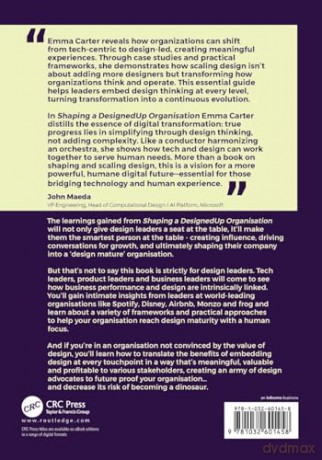 Shaping a DesignedUp Organisation: The Journey to Design Maturity - Emma Carter [KSIĄŻKA]