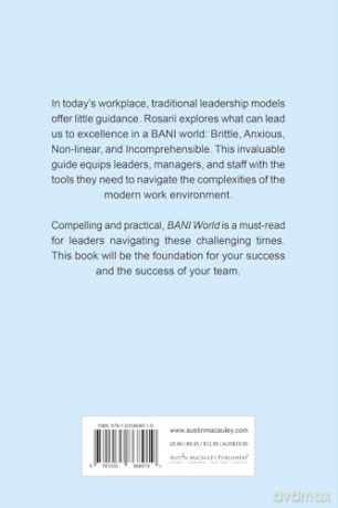BANI World: A Guide to Leadership Excellence - Rosarii Mannion [KSIĄŻKA]