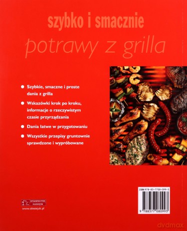 Potrawy z grilla. Szybko i smacznie - Joanna Borysiak (tłum.) [KSIĄŻKA]