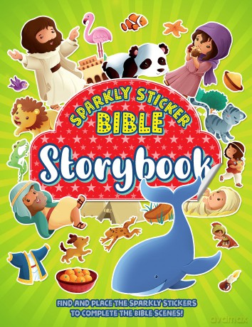 Sparkly Sticker Bible: Storybook - Find and Place the Sparkly Stickers to Complete the Bible Scenes! - Jacob Vium-Olesen [KSIĄŻKA]