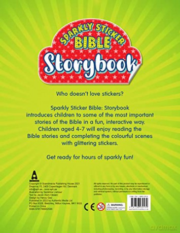 Sparkly Sticker Bible: Storybook - Find and Place the Sparkly Stickers to Complete the Bible Scenes! - Jacob Vium-Olesen [KSIĄŻKA]