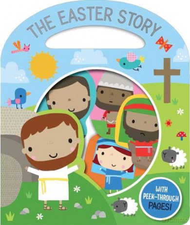 The Easter Story (Board Book) -The Easter Story Retold for Young Children with Puzzles, Affordable Gift Idea, Perfect for Sunday School Prizes and More - Dawn Machell [KSIĄŻKA]