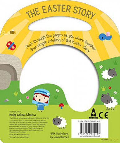The Easter Story (Board Book) -The Easter Story Retold for Young Children with Puzzles, Affordable Gift Idea, Perfect for Sunday School Prizes and More - Dawn Machell [KSIĄŻKA]