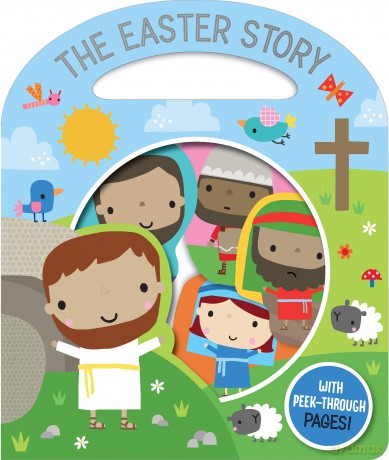 The Easter Story (Board Book) -The Easter Story Retold for Young Children with Puzzles, Affordable Gift Idea, Perfect for Sunday School Prizes and More - Dawn Machell [KSIĄŻKA]