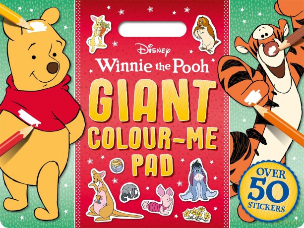 Disney Winnie the Pooh: Giant Colour-Me Pad (Giant Colour Me Pad Disney) - Walt Disney [KSIĄŻKA]