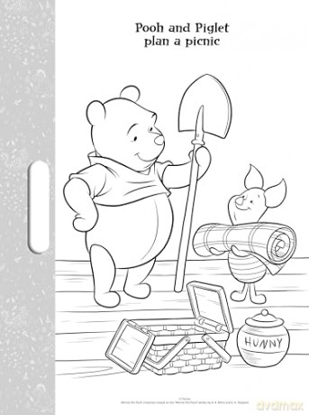 Disney Winnie the Pooh: Giant Colour-Me Pad (Giant Colour Me Pad Disney) - Walt Disney [KSIĄŻKA]