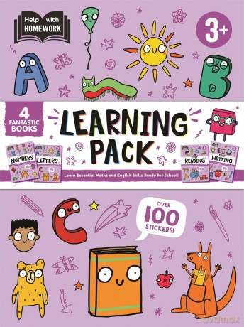 HWH 3+ Learning Pack (4 workbooks to practise essential skills for school) [KSIĄŻKA]