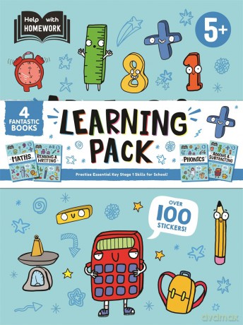 HWH 5+ Learning Pack (4 workbooks to practise essential Key Stage 1 skills) [KSIĄŻKA]