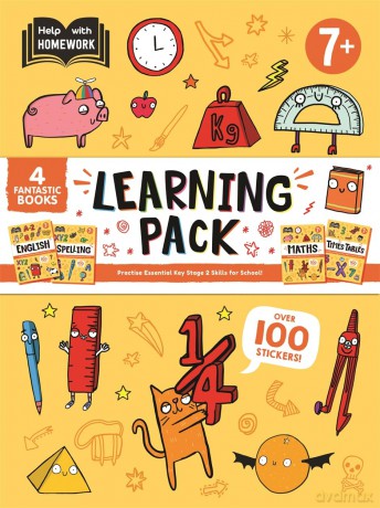 HWH 7+ Learning Pack (4 workbooks to practise essential Key Stage 2 skills) [KSIĄŻKA]