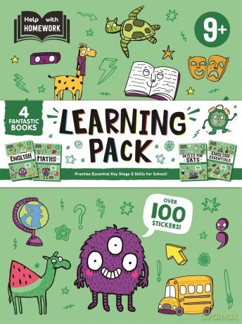 HWH 9+ Learning Pack (4 workbooks to practise essential Key Stage 2 Skills) [KSIĄŻKA]