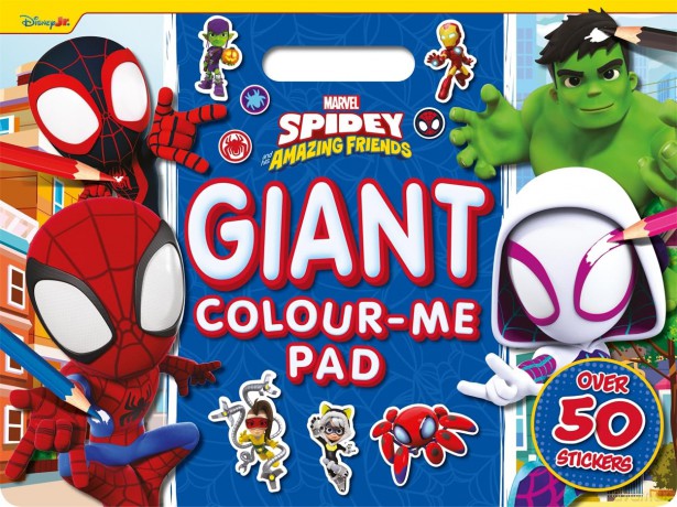 Marvel Spidey and his Amazing Friends: Giant Colour-Me Pad [KSIĄŻKA]