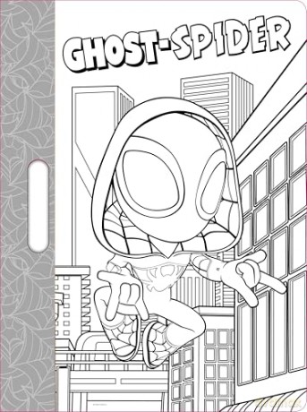 Marvel Spidey and his Amazing Friends: Giant Colour-Me Pad [KSIĄŻKA]