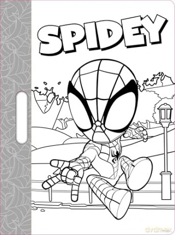 Marvel Spidey and his Amazing Friends: Giant Colour-Me Pad [KSIĄŻKA]