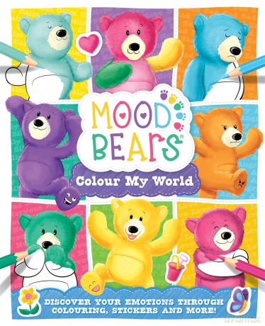 Mood Bears: Colour My World (Colouring book to help children understand their emotions) [KSIĄŻKA]