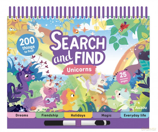Unicorns (Search-and-Find Notebooks) - Julie Mercier [KSIĄŻKA]