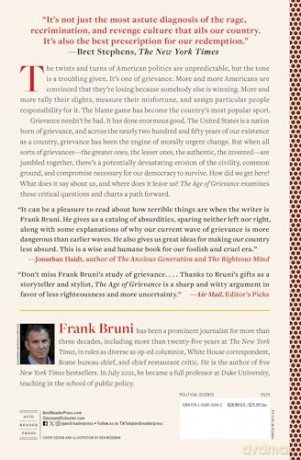 The Age of Grievance - Frank Bruni [KSIĄŻKA]