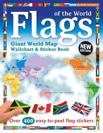 Flags of the World: World Map Wallchart Poster and Sticker Book (Need to Know Sticker Books) - Chez Picthall [KSIĄŻKA]