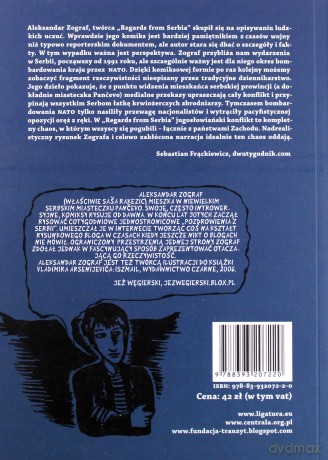 Pozdrowienia z Serbii. Dziennik komiksowy z czasów konfliktu w Serbii - Alexandar Zograf [KSIĄŻKA]