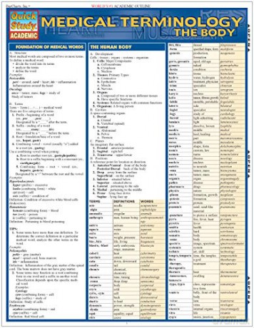 Medical Terminology: The Body (Quick Study Academic) - Corinne Linton [KSIĄŻKA]