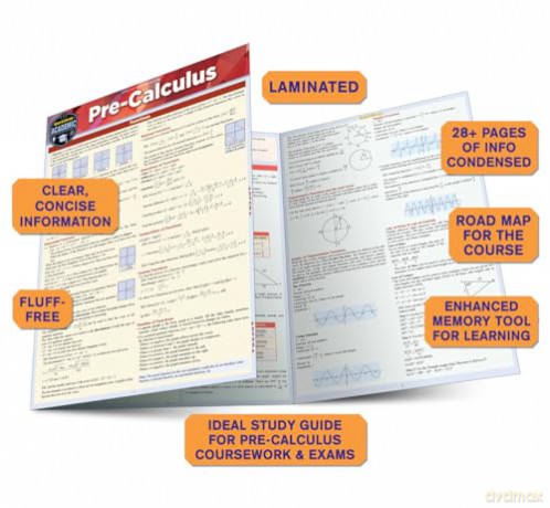 Pre-Calculus: A Quickstudy Reference Guide (Quick Study Academic) - Ken Yablonsky [KSIĄŻKA]