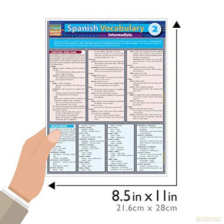 Spanish Vocabulary 2:Intermediate (Quick Study: Academic) [KSIĄŻKA]