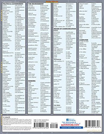 Spanish Vocabulary 2:Intermediate (Quick Study: Academic) [KSIĄŻKA]