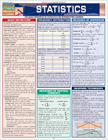 Statistics (Quick Study Academic) - John Mijares [KSIĄŻKA]