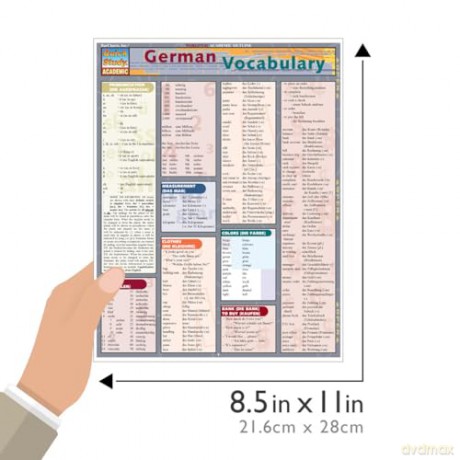 German Vocabulary (Quickstudy Reference Guides - Academic) - Liliane Arnet [KSIĄŻKA]