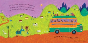 The Wheels on the Bus (Barefoot Baby-Proof) - Stella Blackstone [KSIĄŻKA]
