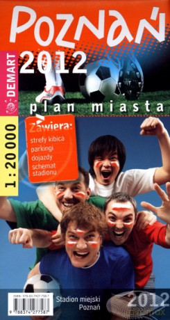 Poznań 2012. Plan miasta w skali 1:20 000 [KSIĄŻKA]