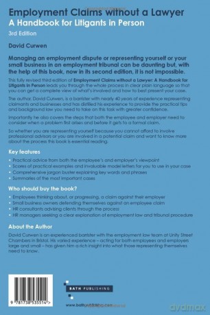 Employment Claims without a Lawyer: A Handbook for Litigants in Person - Mr David Curwen [KSIĄŻKA]