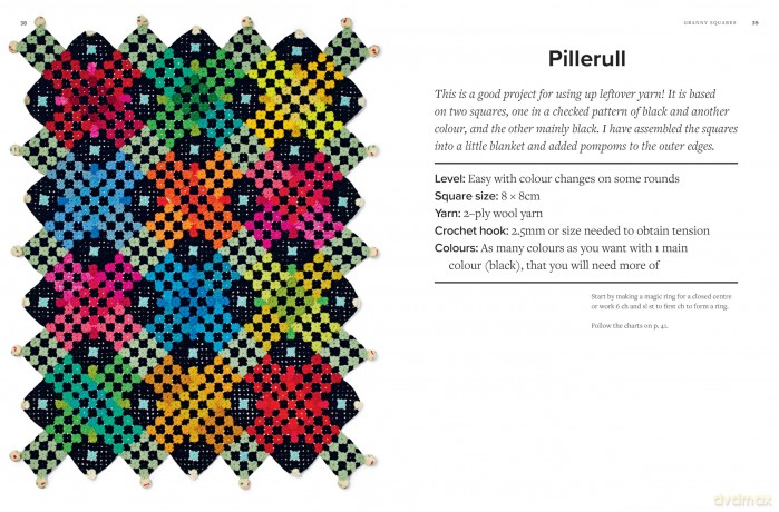 Crochet Squares: Magical patterns for clothes, accessories, and the home - Maria Gullberg [KSIĄŻKA]