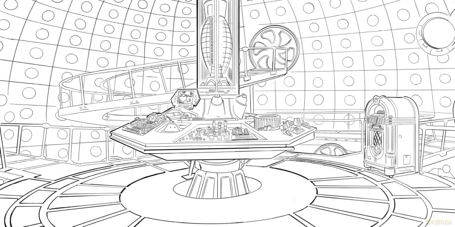 The Official Doctor Who Colouring Book - Mike Collins [KSIĄŻKA]