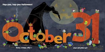 Hap-Pea Halloween (The Peas Series) - Keith Baker [KSIĄŻKA]