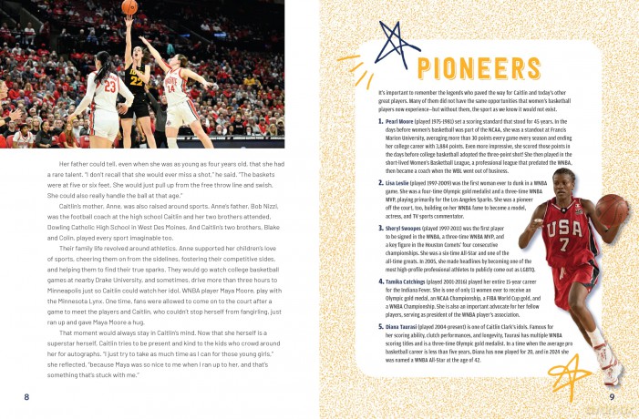 The Totally Awesome World of Caitlin Clark: Learn All There Is to Know about Your Favorite All-Star - Sara Weiss [KSIĄŻKA]