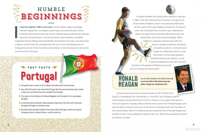 The Totally Awesome World of Cristiano Ronaldo: Learn All There Is to Know about Your Favorite Soccer Legend - Neal E. Fischer [KSIĄŻKA]