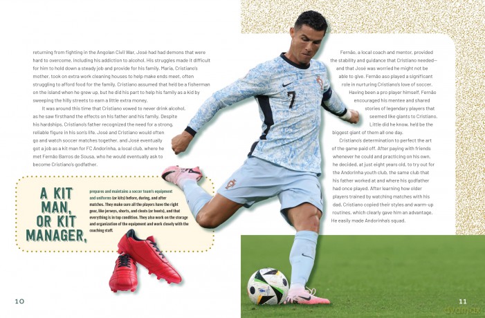 The Totally Awesome World of Cristiano Ronaldo: Learn All There Is to Know about Your Favorite Soccer Legend - Neal E. Fischer [KSIĄŻKA]