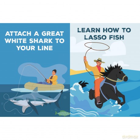 101 Ways To Get a Bite: Funny Fishing Gift Book - Bee Three Books [KSIĄŻKA]
